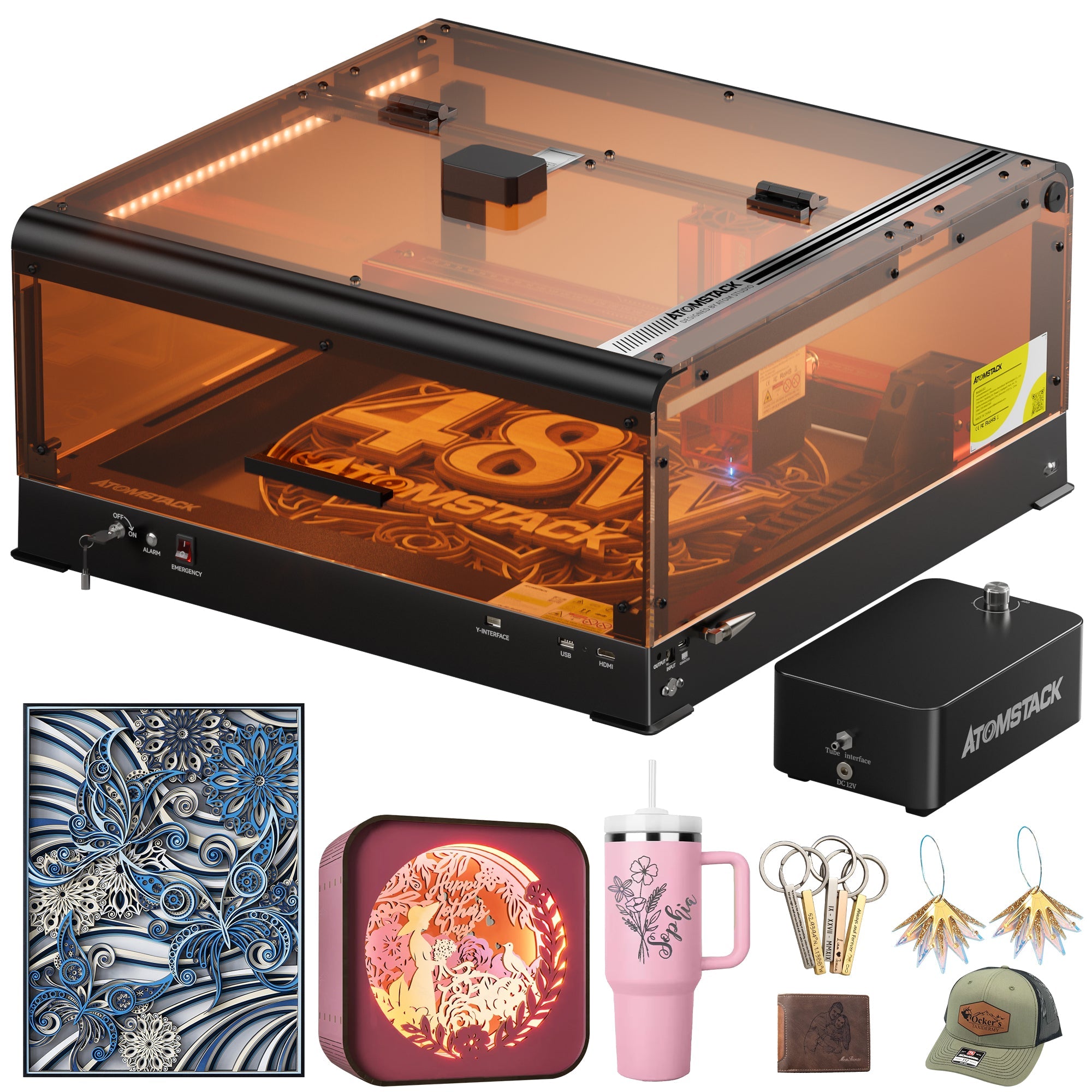 AtomStack A48 Ultra Unibody Frame Laser Engraver