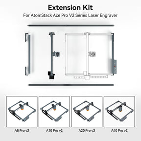 Kit d'extension de zone de gravure laser <tc>AtomStack</tc> pour Ace Pro V2/A40 Pro V2