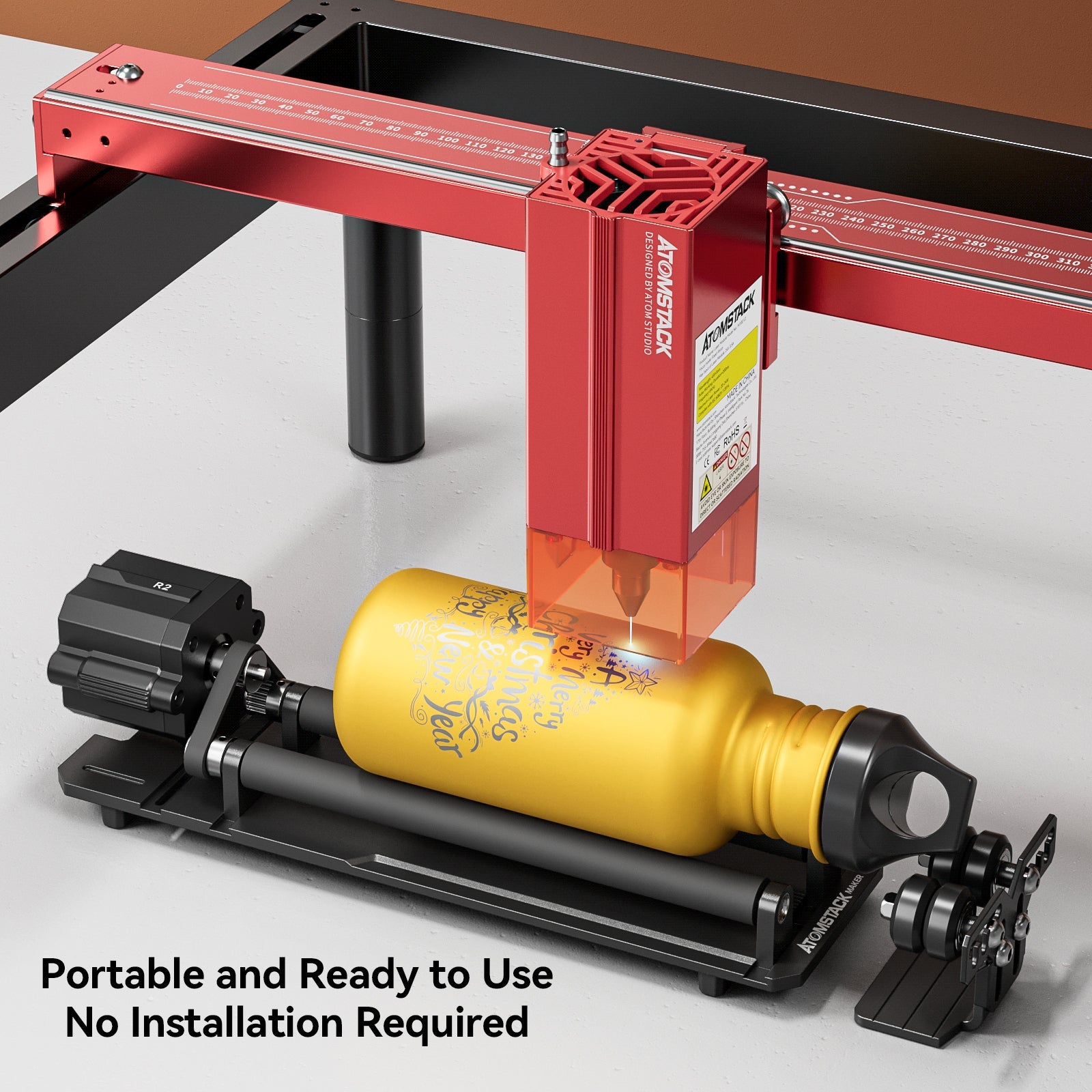 Rouleau rotatif pour graveur laser <tc>AtomStack</tc> R2 V2