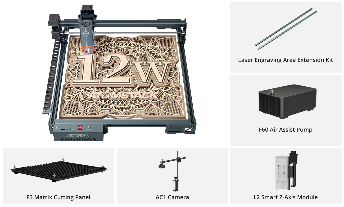 <tc>AtomStack</tc> A10 Pro V2 Lasergravierer 