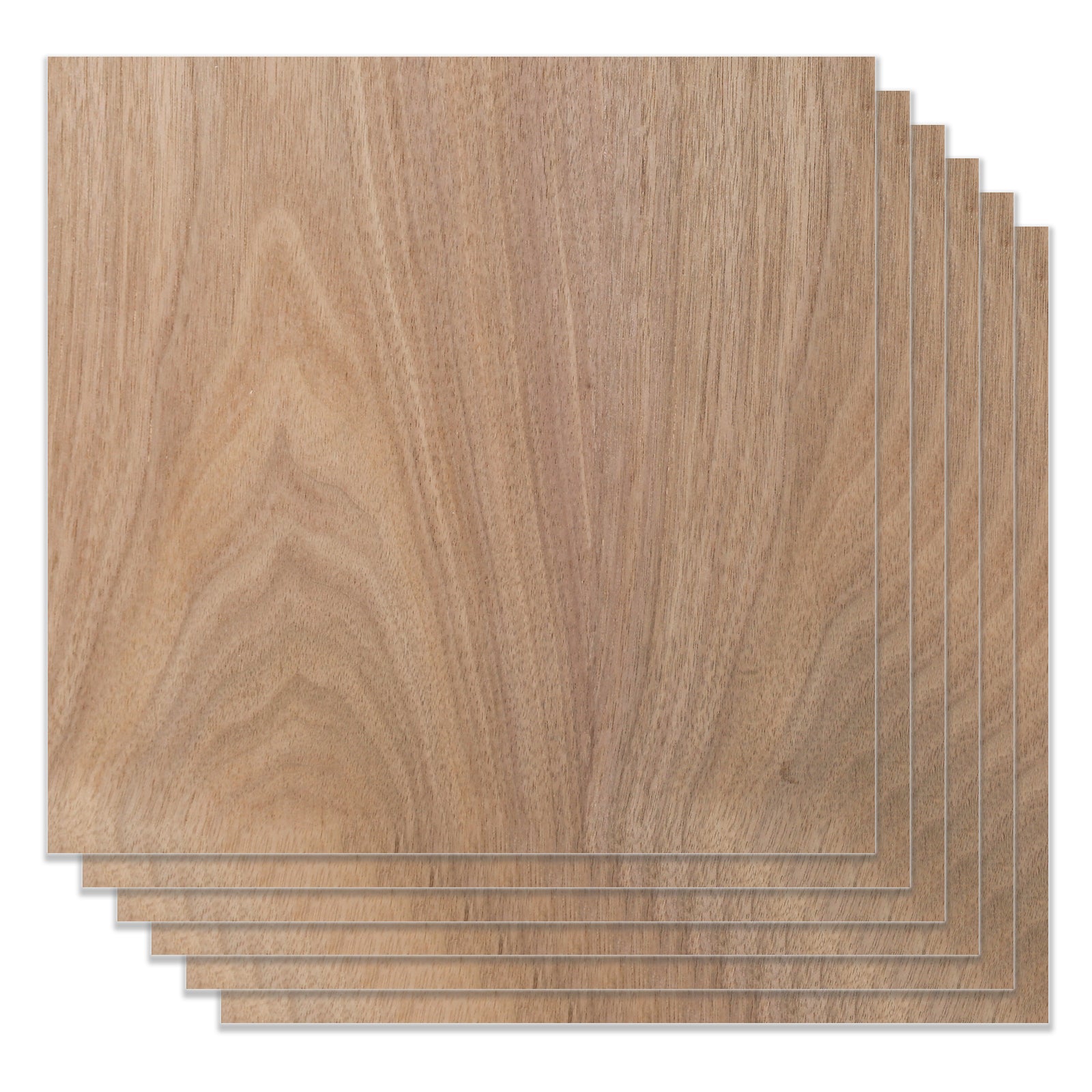 Black Walnut Plywood Sheets Sheets 0.118" Thickness (+/- 0.2mm) 11.8"x11.8" for Engraving