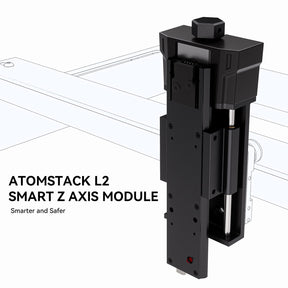 Le module d'axe Z intelligent <tc>AtomStack</tc> L2 permet la mise au point automatique et la détection de flamme