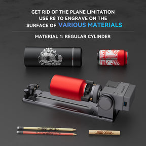 AtomStack Laser Engraver  Rotary Chuck R8