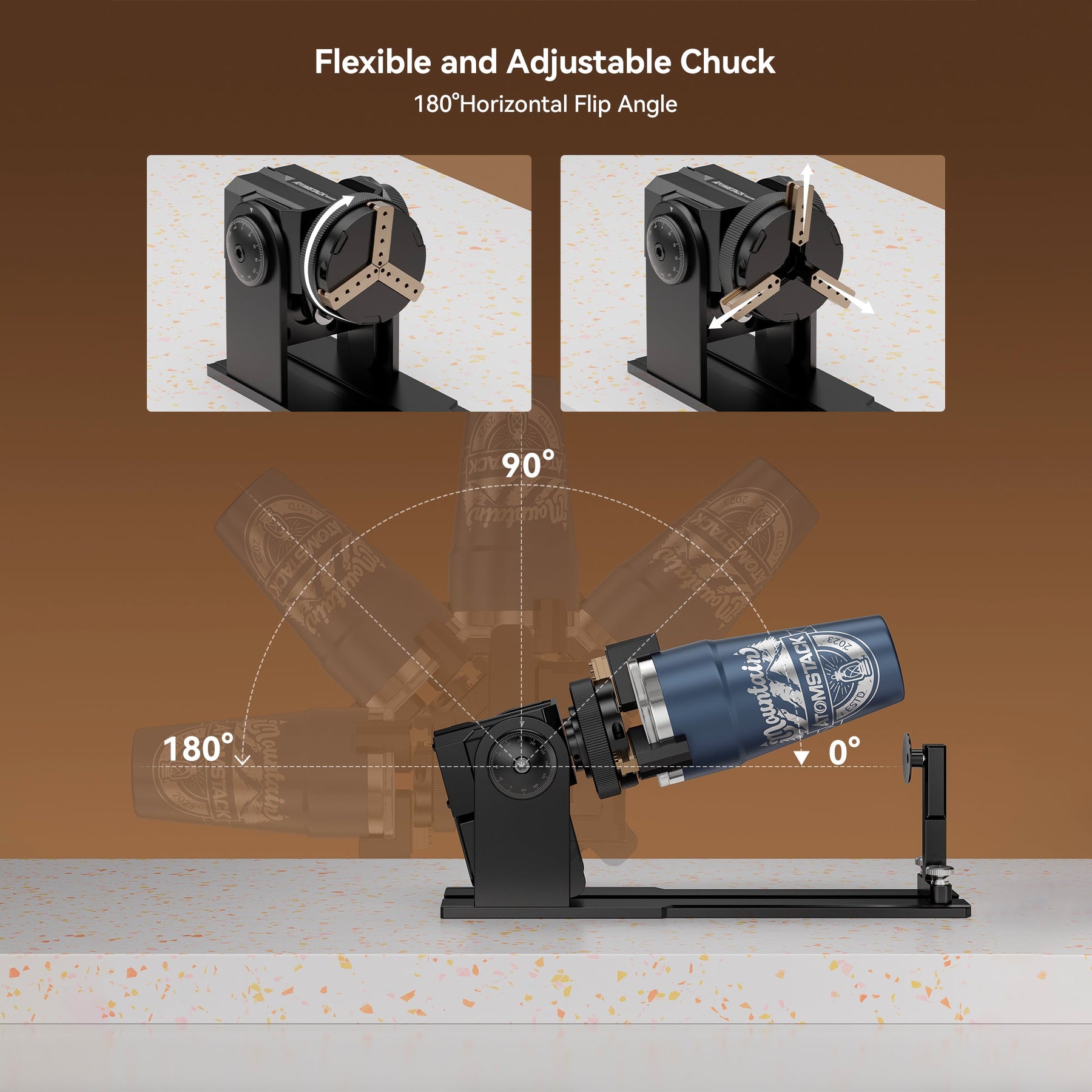 <tc>AtomStack</tc> R1 V2 Rotationswalze für Lasergravierer 