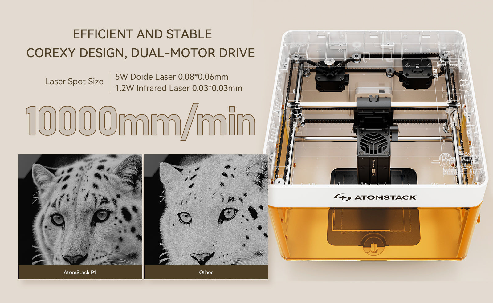 AtomStack P1 Laser Engraver