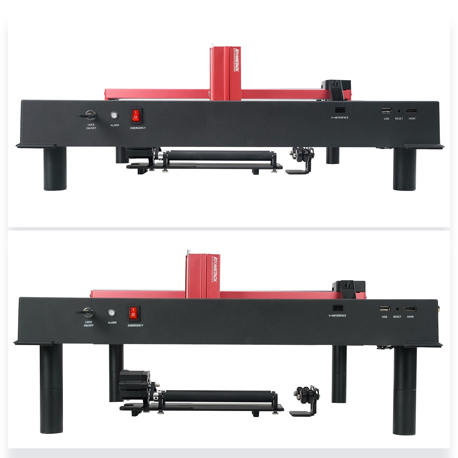 Graveur laser monocoque <tc>AtomStack</tc> A24/X24 Pro à puissance optique de 24 W 