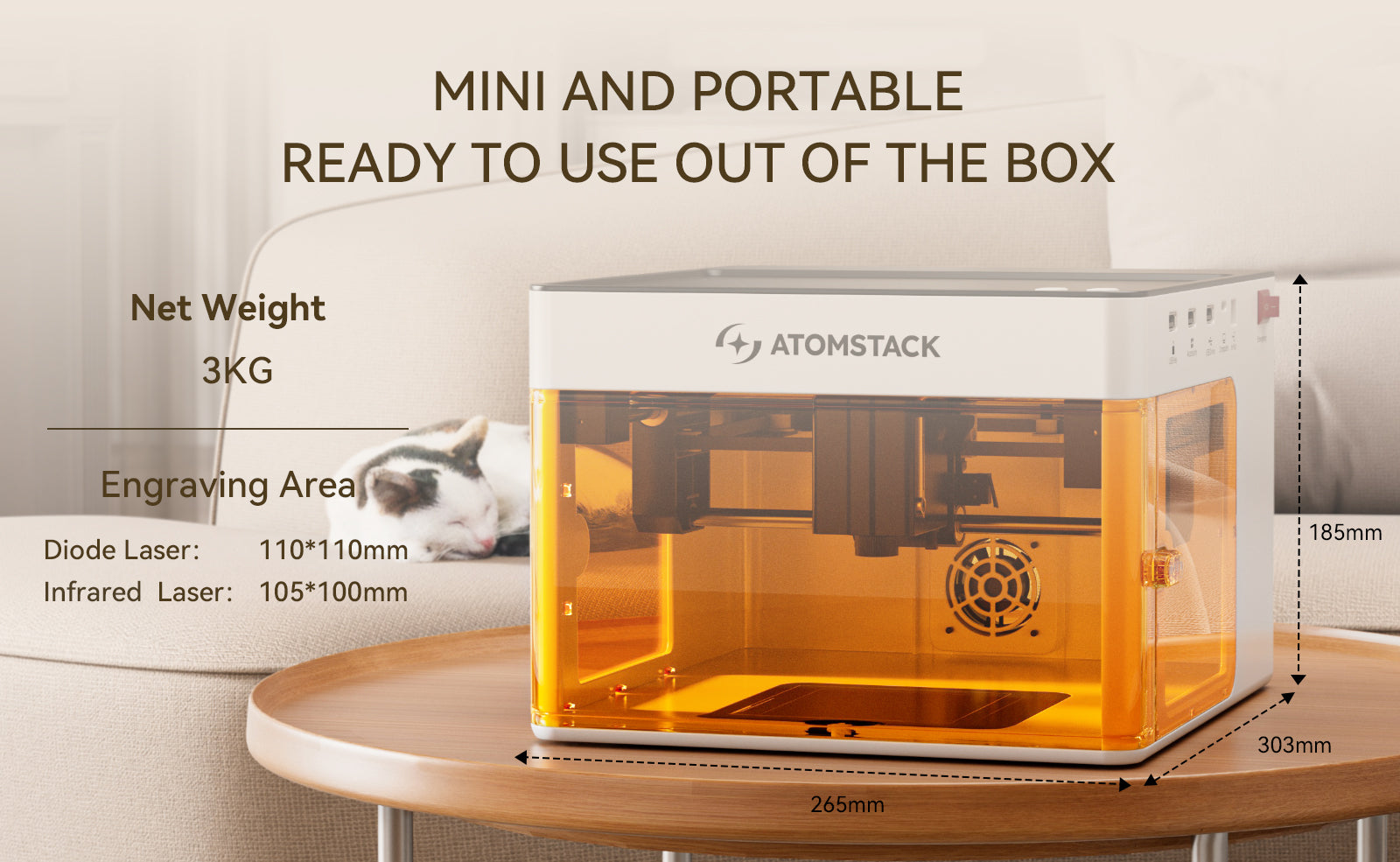 AtomStack P1 Laser Engraver