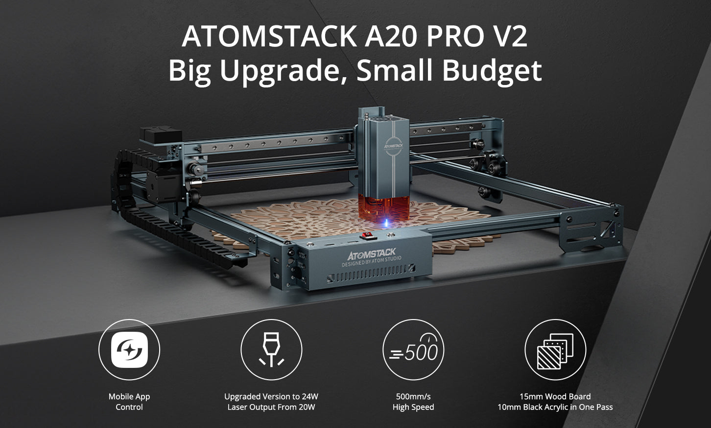 Graveur laser <tc>AtomStack</tc> A20 Pro V2