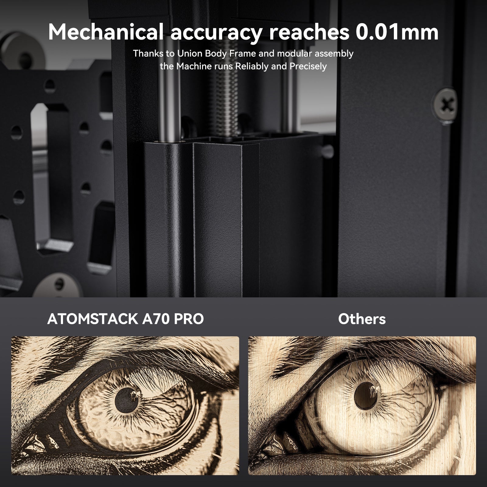 <tc>AtomStack</tc> A70 Pro Lasergravur- und Schneidemaschine 