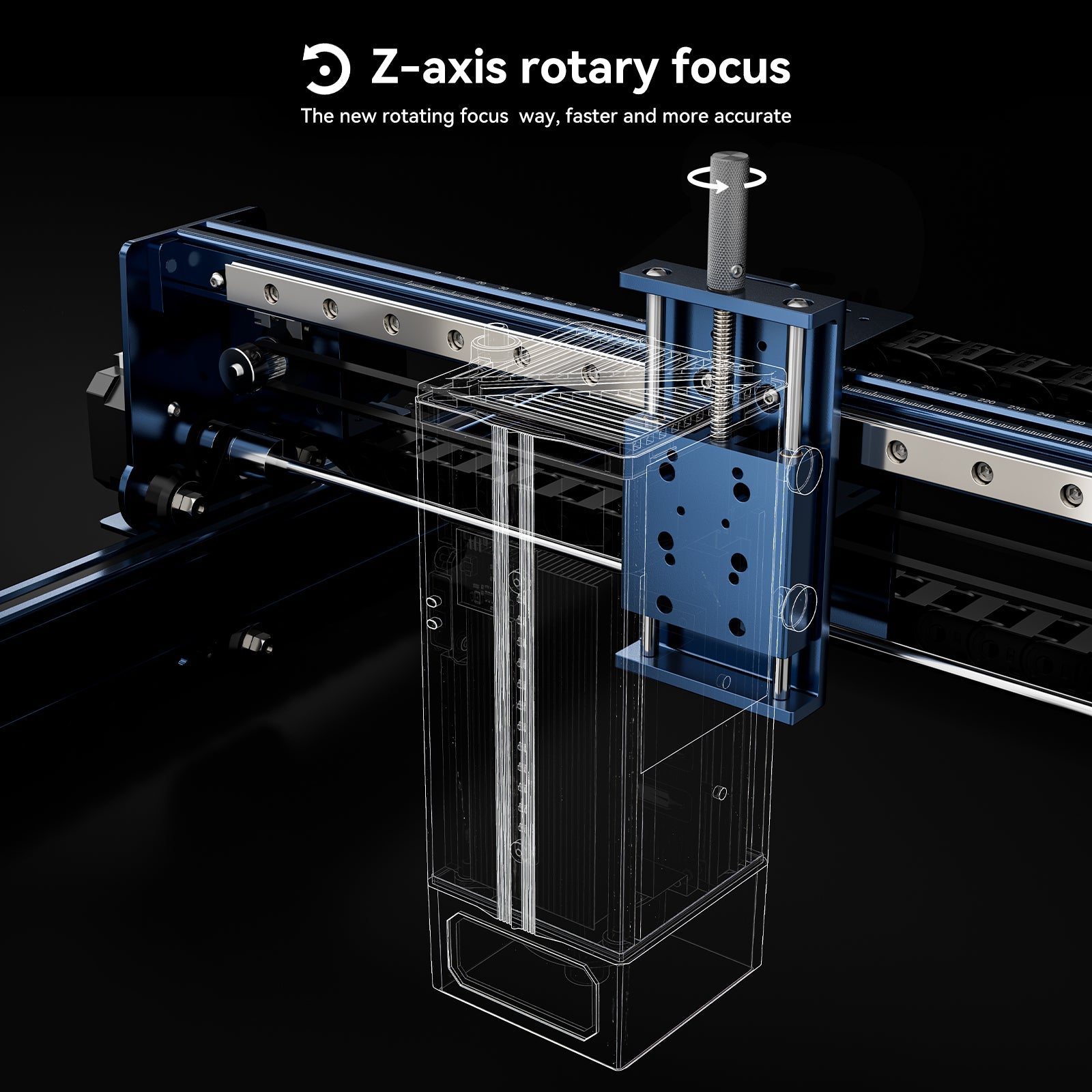 <tc>AtomStack</tc> A40 Max Große Lasergravur- und Schneidemaschine mit F60 Air Assist Kit