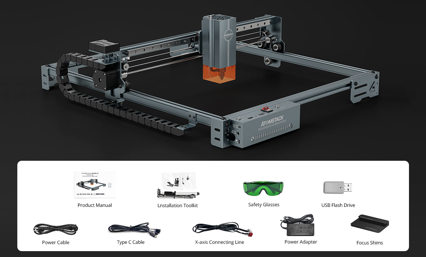 <tc>AtomStack</tc> A10 Pro V2 Lasergravierer 