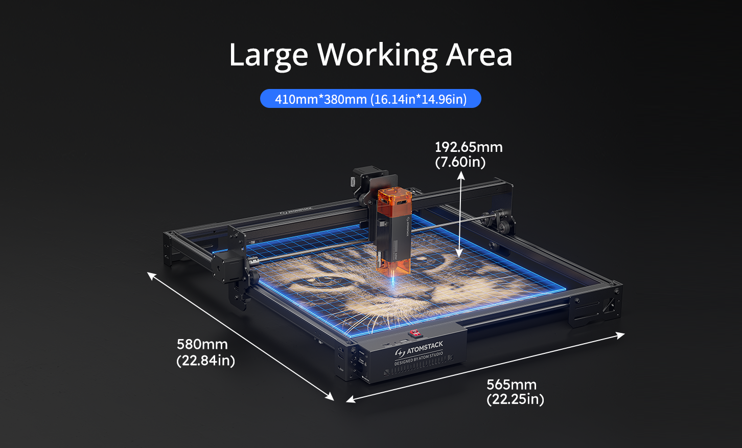 <tc>AtomStack</tc> A10 Pro V2 Lasergravierer 