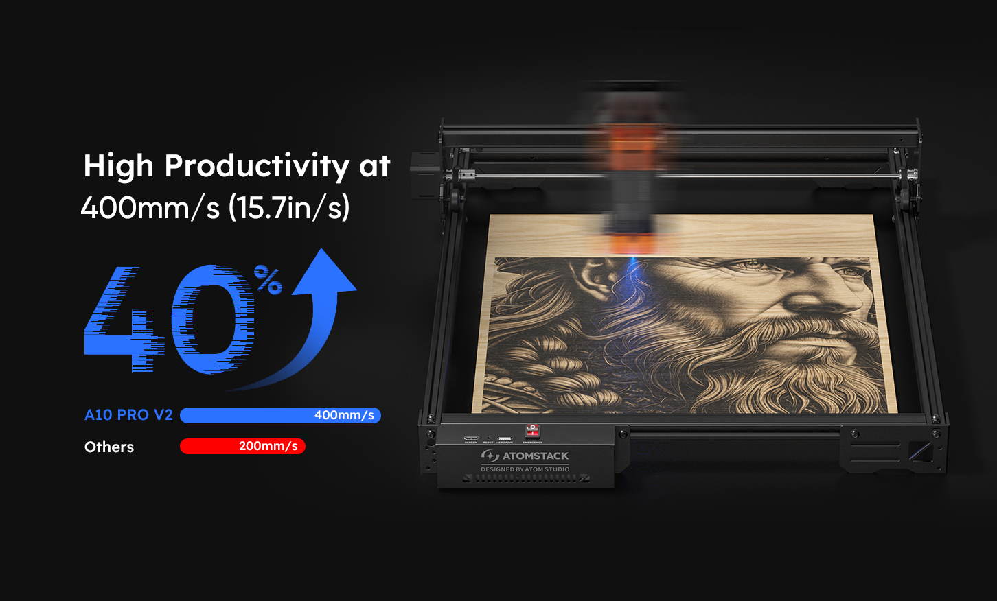 AtomStack A10 Pro V2 Laser Engraver