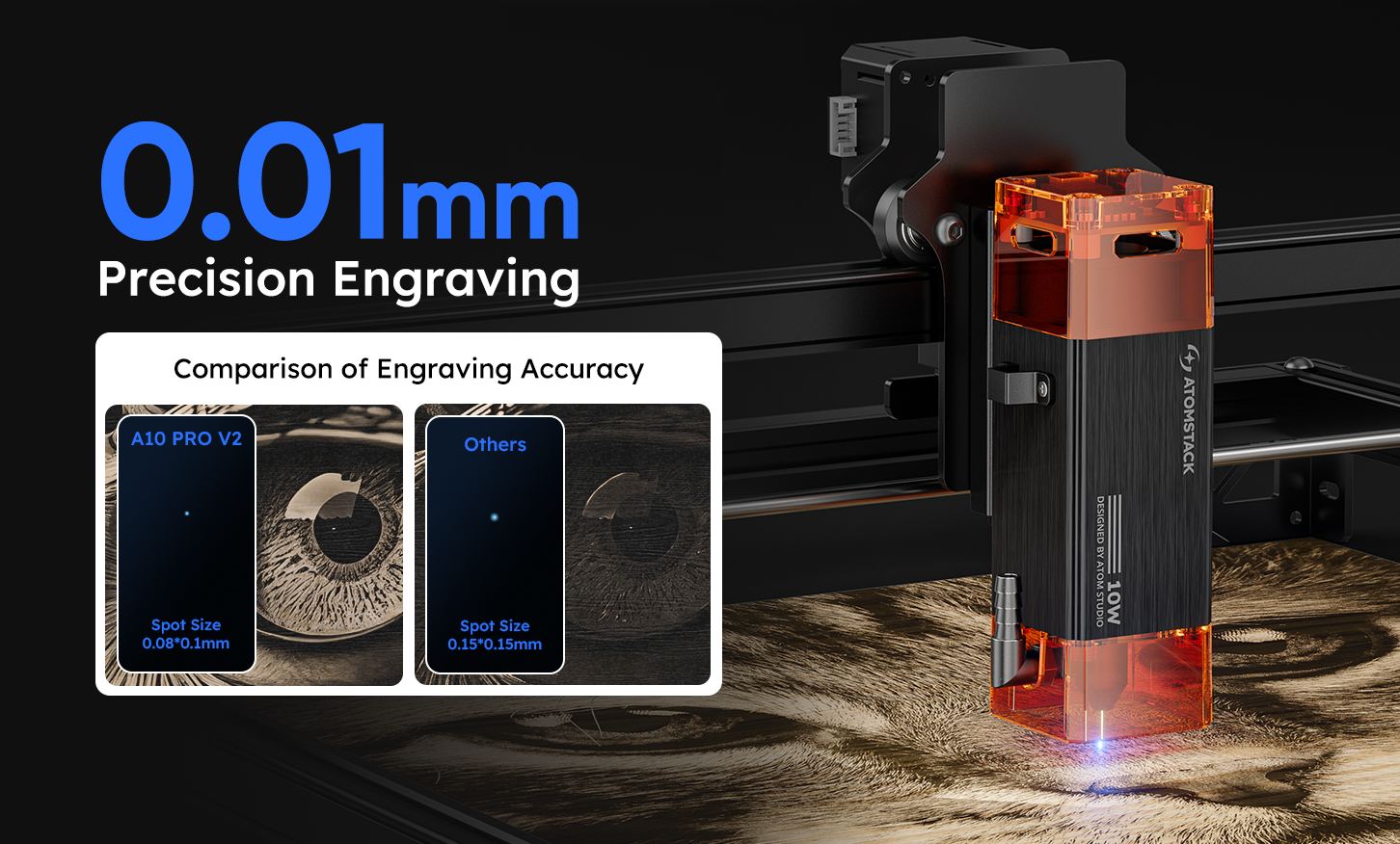 AtomStack A10 Pro V2 Laser Engraver