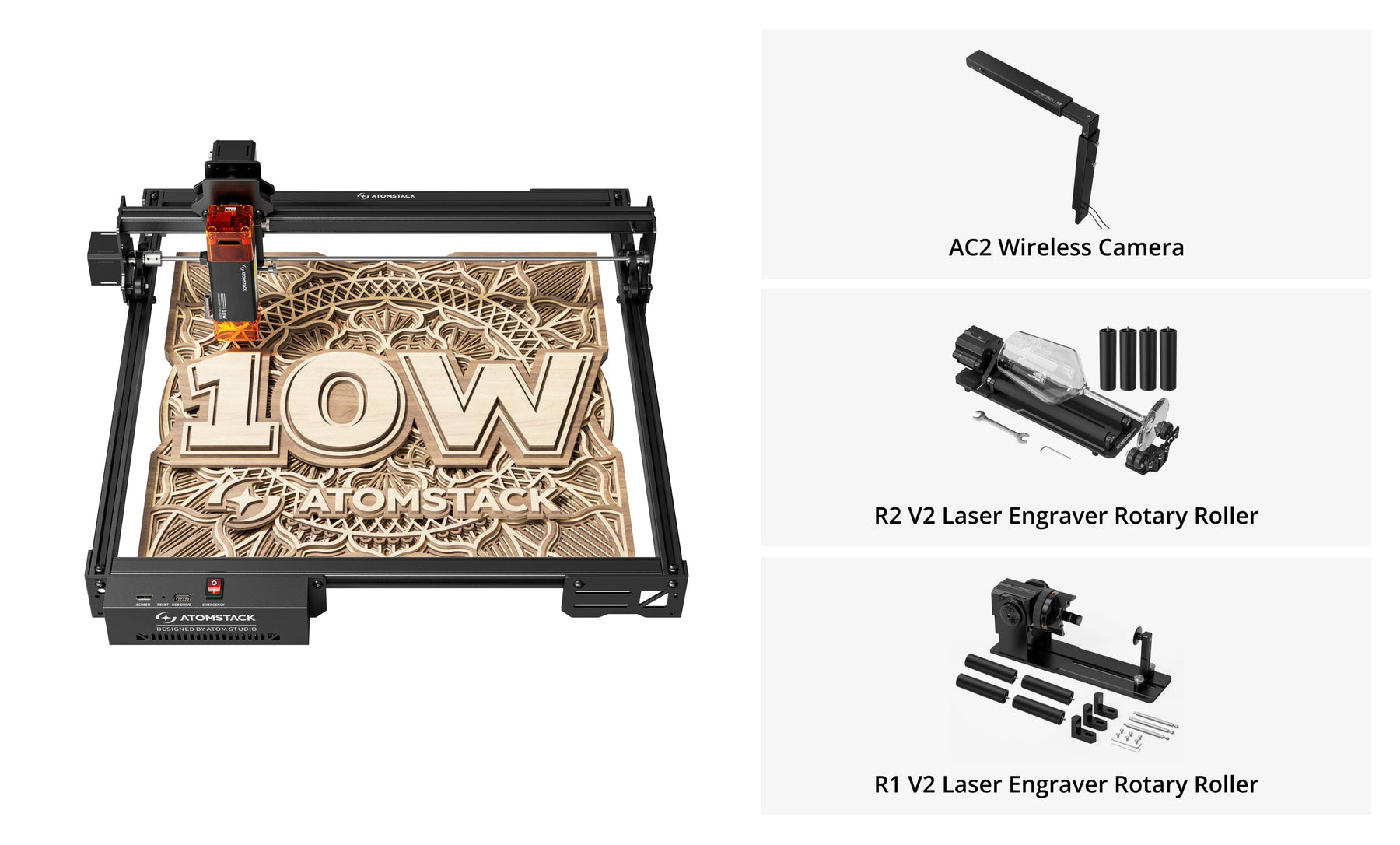 AtomStack A10 Pro V2 Laser Engraver