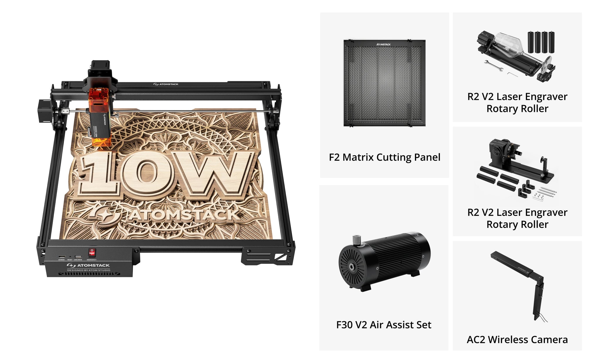 <tc>AtomStack</tc> A10 Pro V2 Lasergravierer 