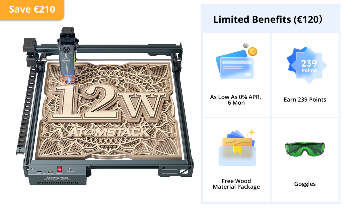 Graveur laser <tc>AtomStack</tc> A10 Pro V2 