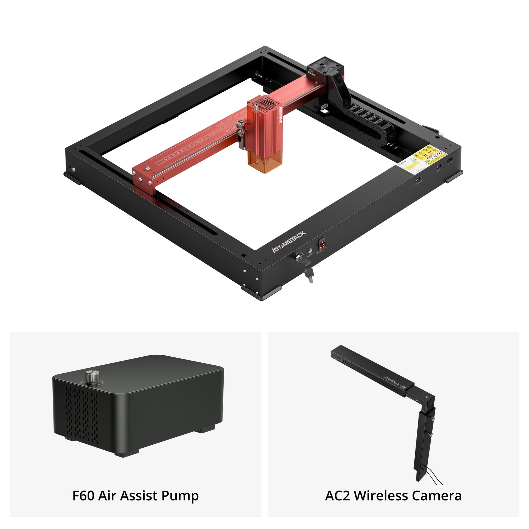 AtomStack A12/X12 PRO Optical Power 12W Laser Engraver