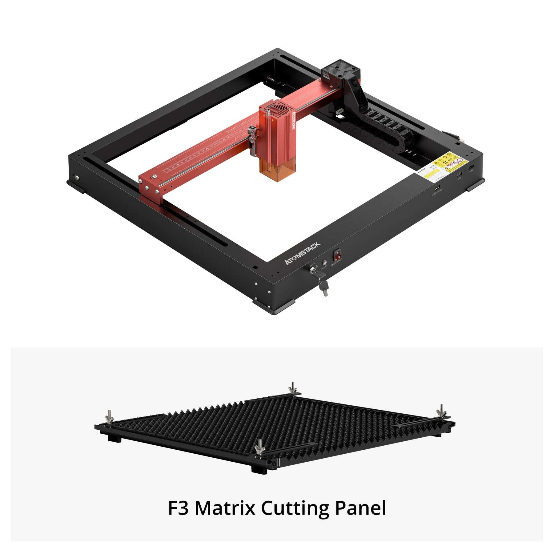 Graveur laser <tc>AtomStack</tc> A12/X12 PRO à puissance optique de 12 W 