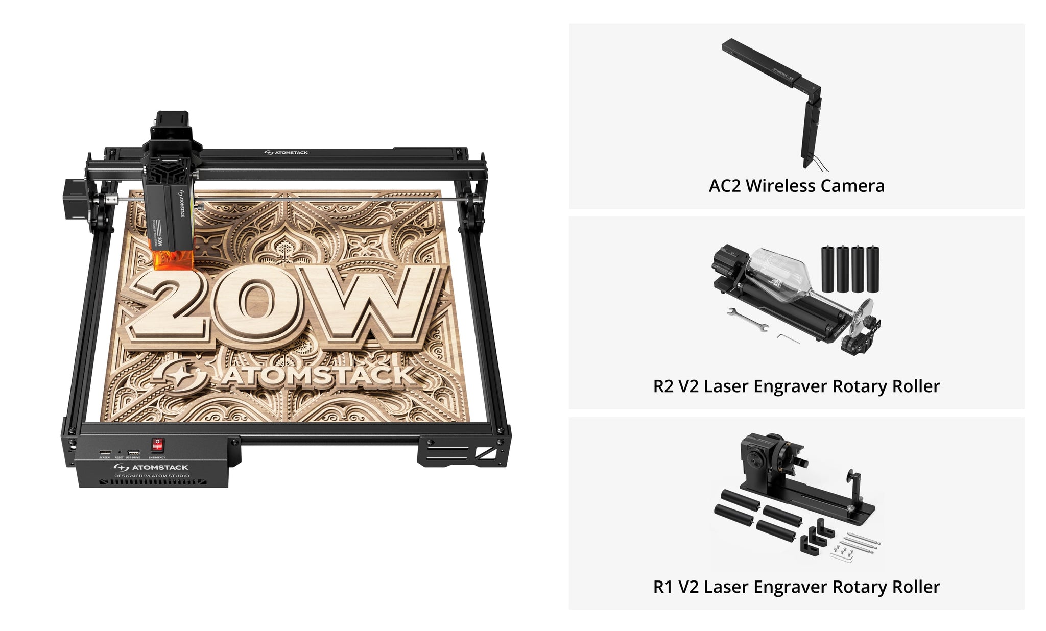 <tc>AtomStack</tc> A20 Pro V2 Lasergravierer