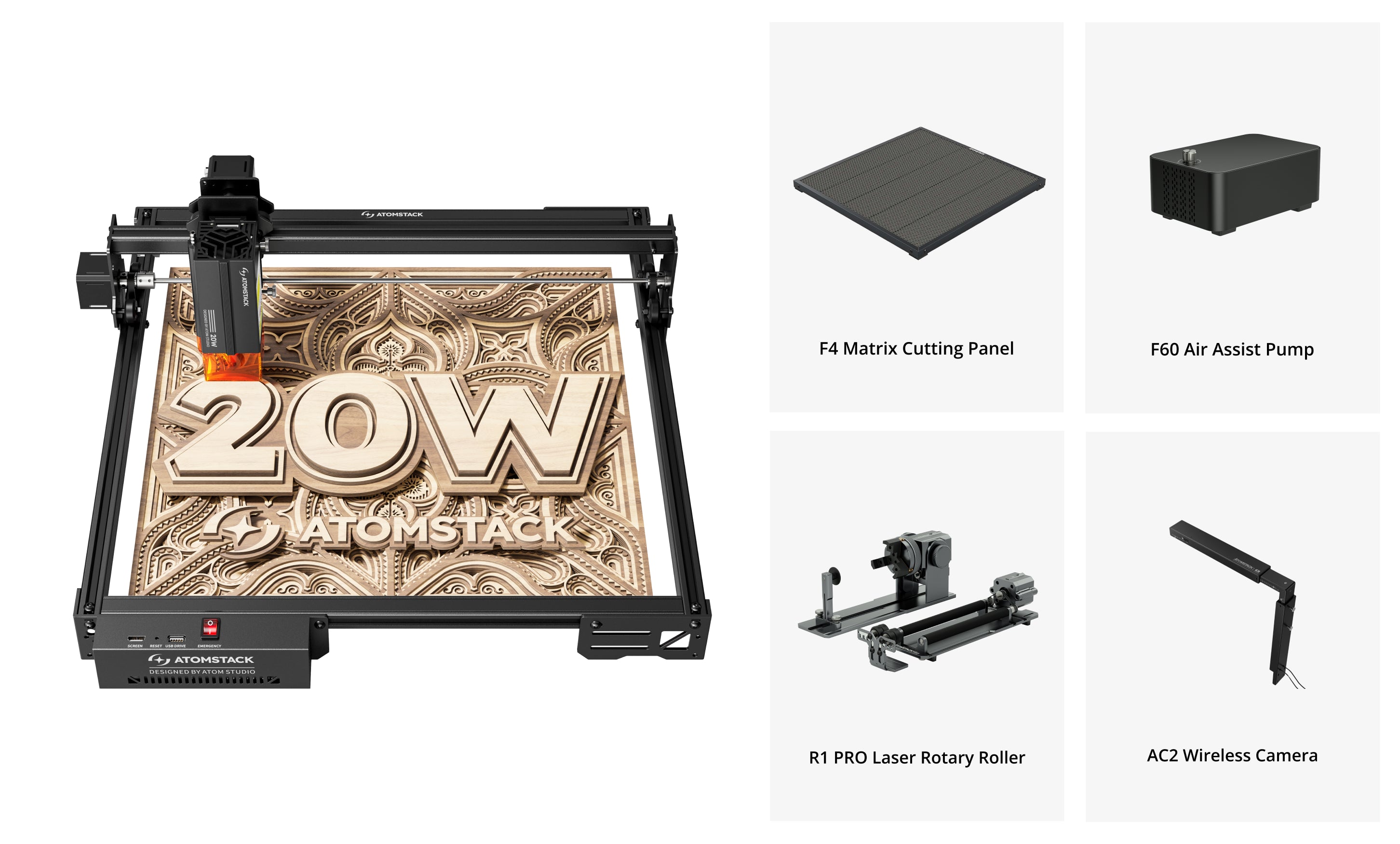 AtomStack A20 Pro V2 Laser Engraver