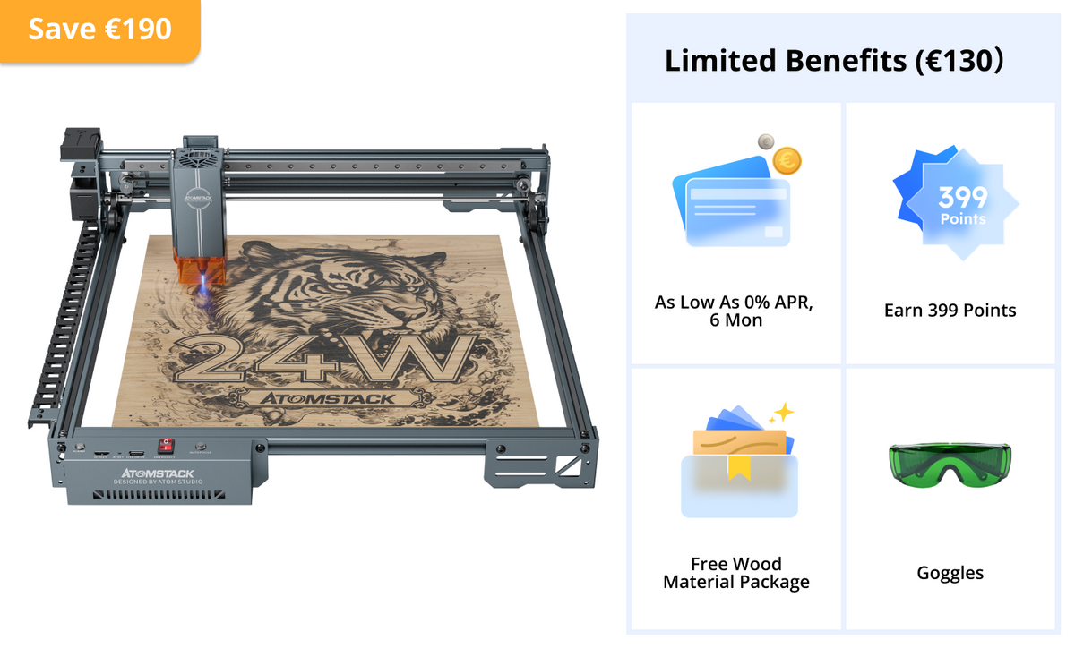 Graveur laser <tc>AtomStack</tc> A20 Pro V2