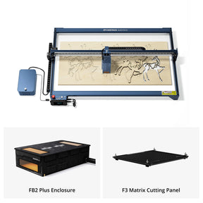 AtomStack A40/X40 Max Large Size Laser Engraving And Cutting Machine with F60 Air Assist Kit