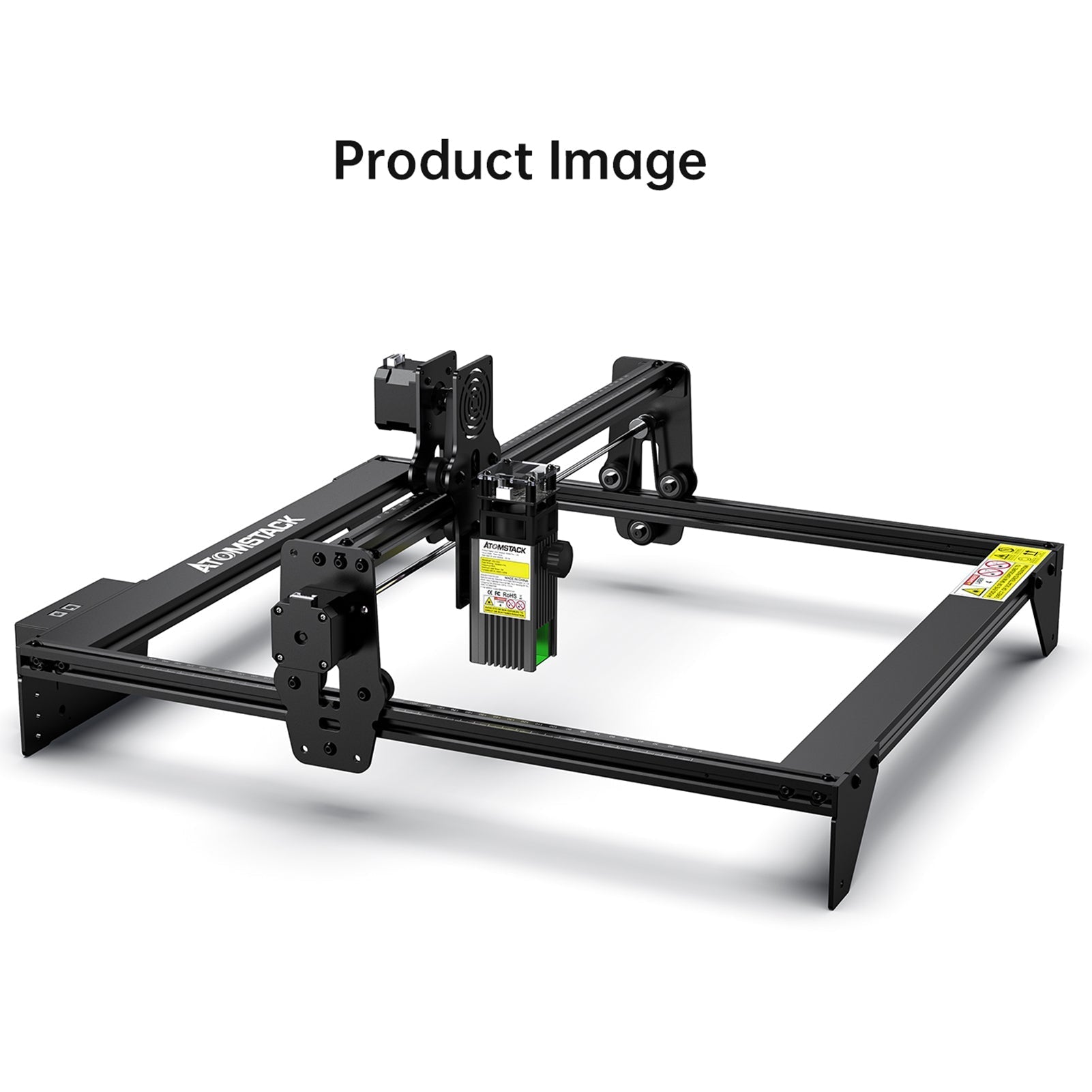 Graveur laser CNC <tc>AtomStack</tc> A5 M30 30 W remis à neuf, machine de découpe et de gravure pour bois et métal