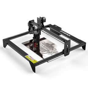 Graveur laser CNC <tc>AtomStack</tc> A5 M40 remis à neuf, machine de découpe et de gravure DIY 410 x 400 mm pour bois et métal