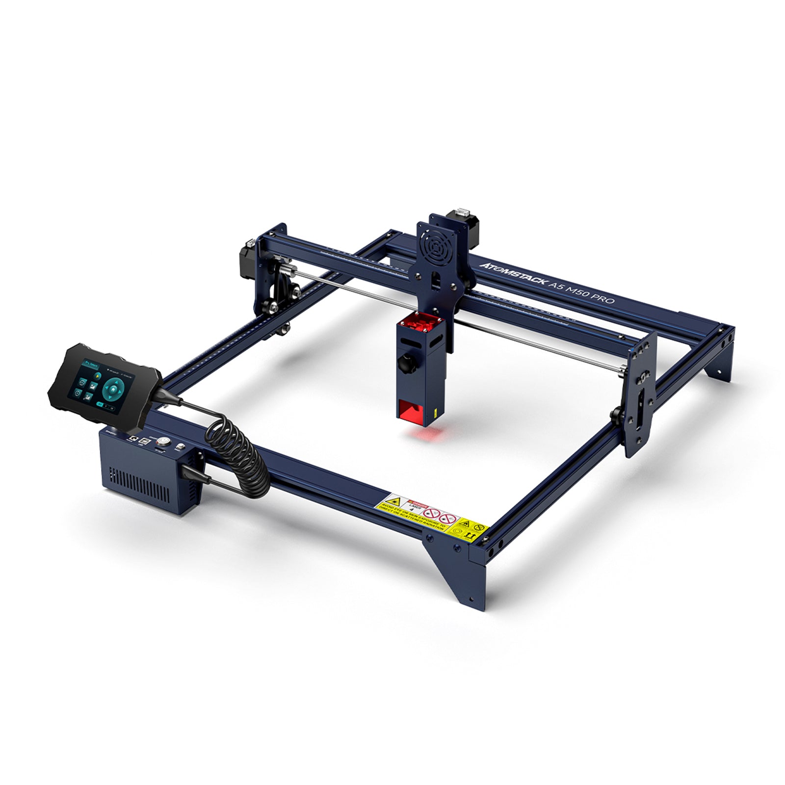 Graveur laser <tc>AtomStack</tc> A5 M50 PRO remis à neuf 5 W pour bois et métal 410 x 400 mm